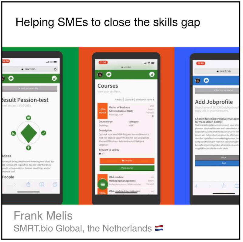 Express 6(2) Frank Melis Read or download the PDF with the title "Helping SMEs to close the skills gap" written by Frank Melis from SMRT.bio Global in the Netherlands.